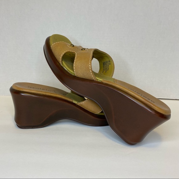 Azaleia Leather Sandals Tan Women’s Size 8.5M - Picture 4 of 9